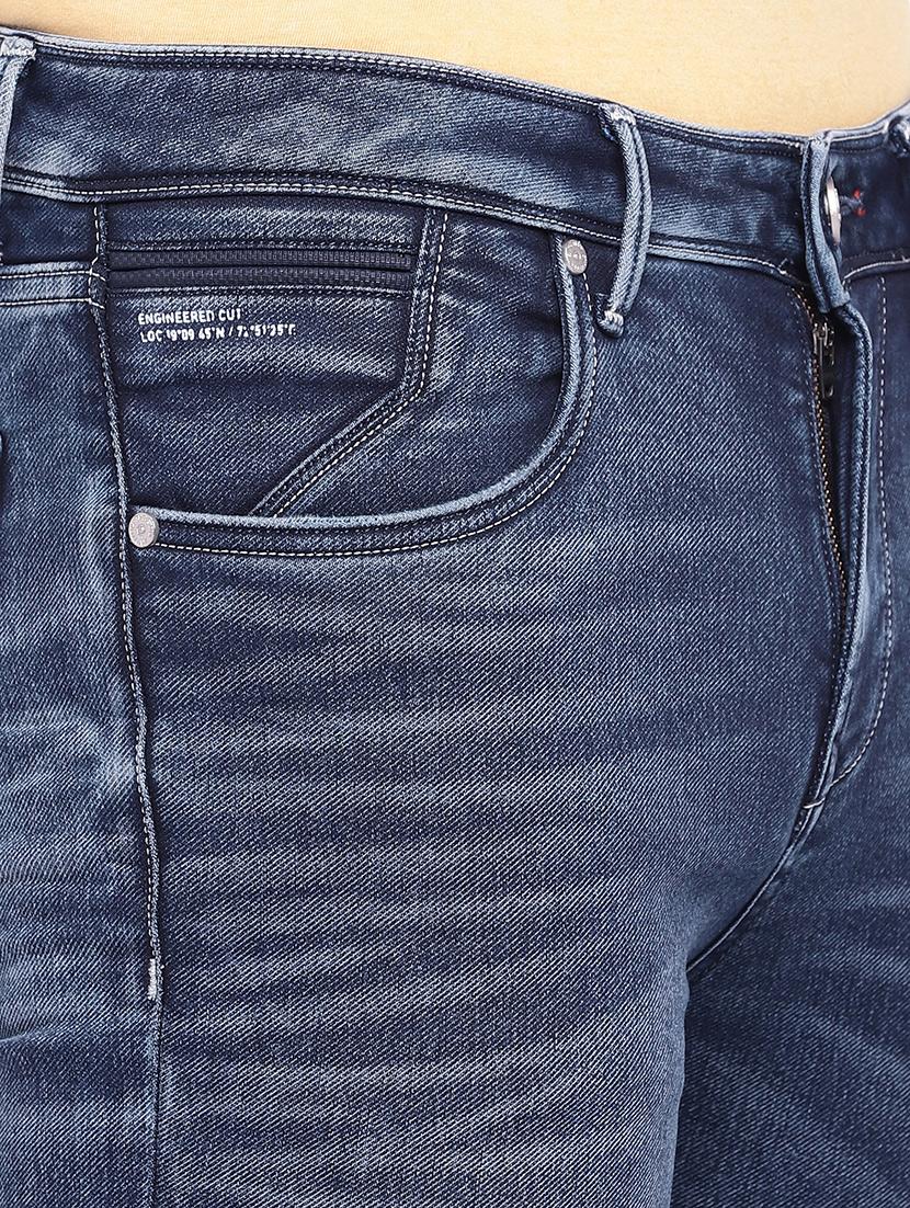 blue cotton washed jeans - 15945527 - Zoom Image - 5
