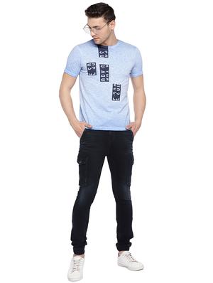 blue denim jogger - 15945533 - Standard Image - 4