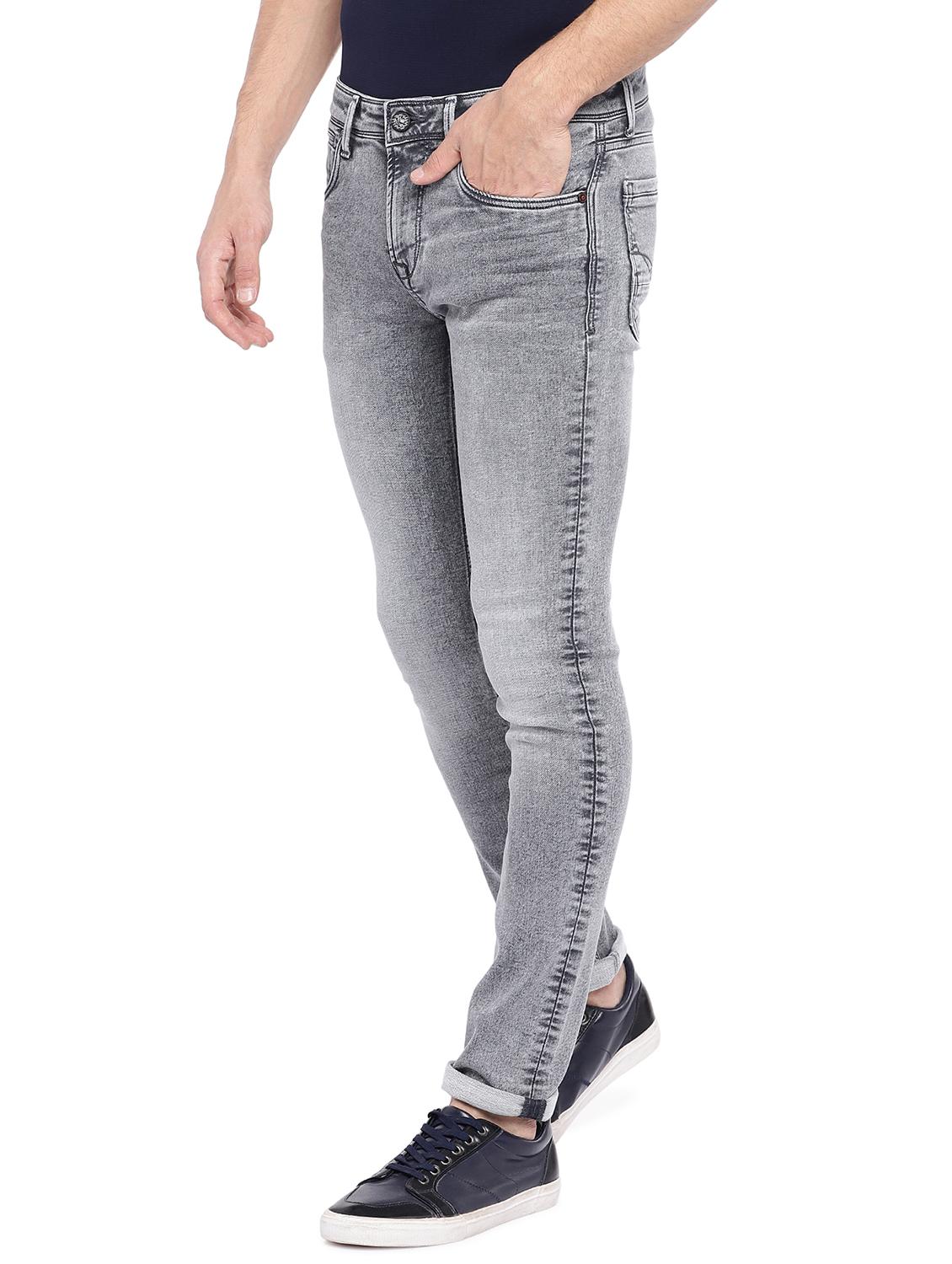 grey cotton washed jeans - 15945536 - Zoom Image - 2