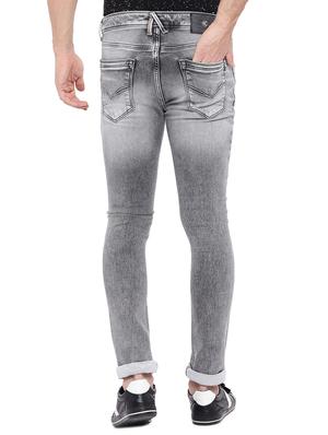 grey cotton ripped jeans - 15945538 - Standard Image - 3