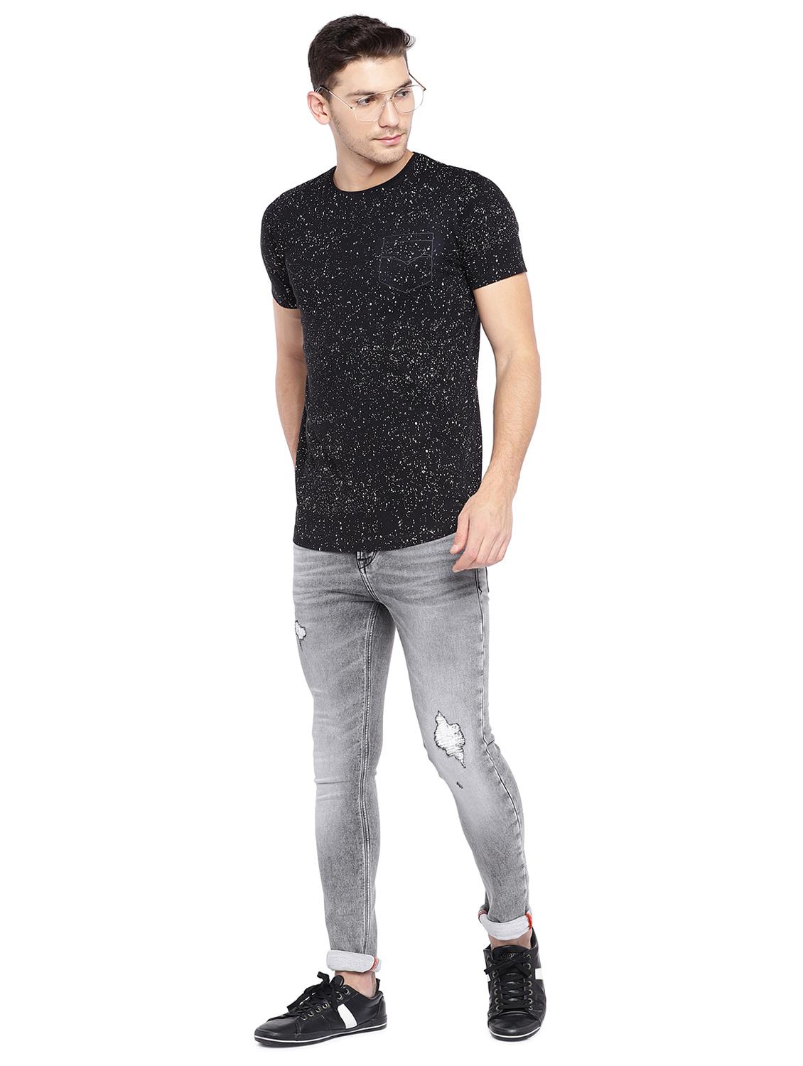 grey cotton ripped jeans - 15945538 - Zoom Image - 4