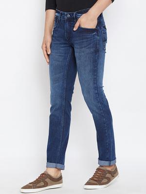 blue denim washed jeans - 15945619 - Standard Image - 2