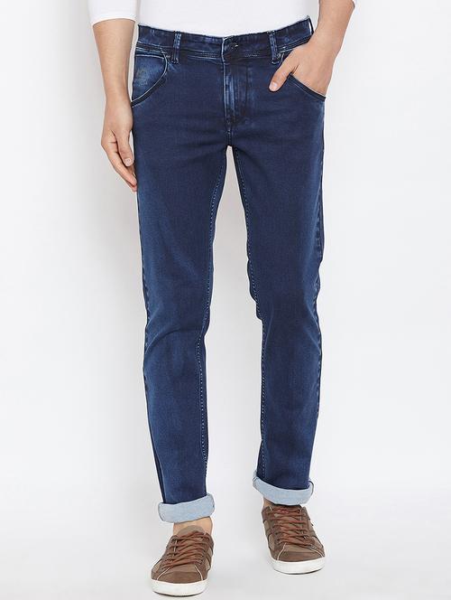 blue denim plain jeans - 15945620 - Standard Image - 1