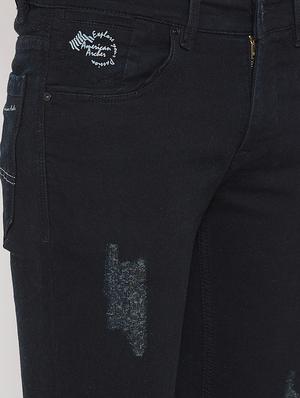 black denim ripped jeans - 15945623 - Standard Image - 4