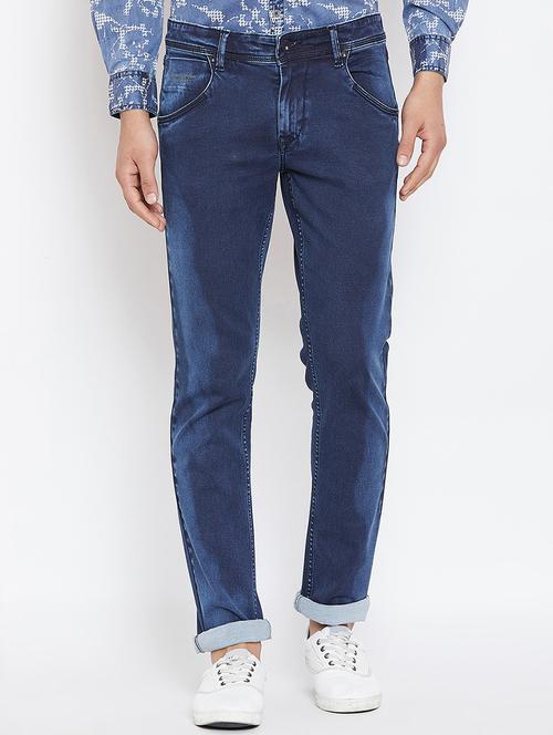 blue denim washed jeans - 15945625 - Standard Image - 1