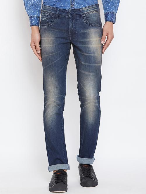 blue denim washed jeans - 15945627 - Standard Image - 1