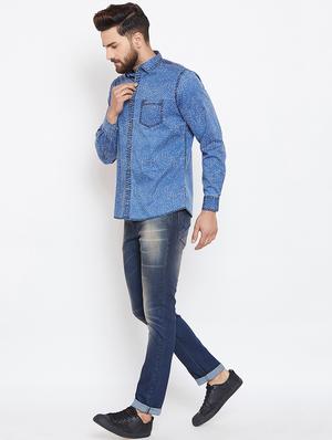 blue denim washed jeans - 15945627 - Standard Image - 4