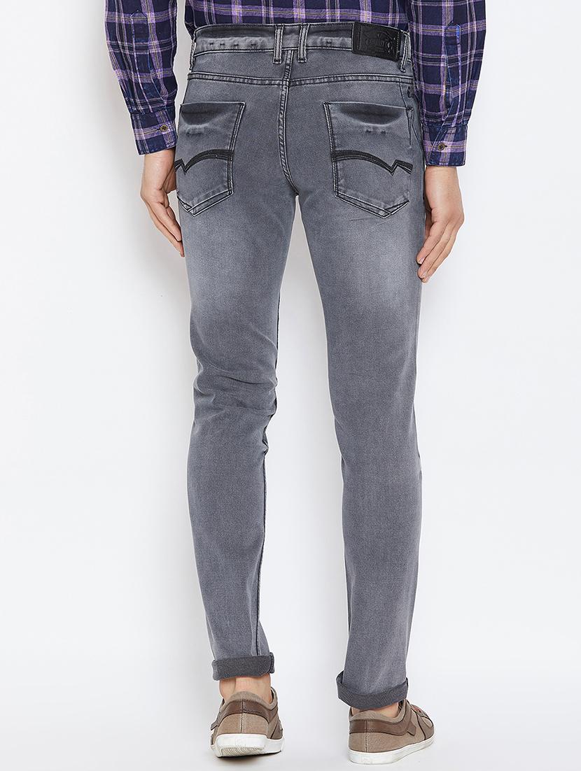 grey light washed denim jeans - 15945628 - Zoom Image - 3