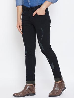 black ripped denim jeans - 15945629 - Standard Image - 2
