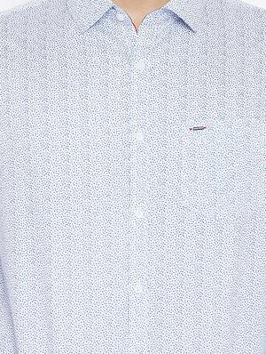 blue printed casual shirt - 15945661 - Standard Image - 5