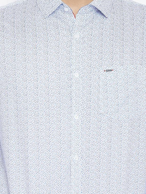 blue printed casual shirt - 15945661 - Zoom Image - 5