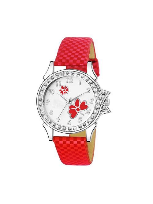 round dial analog watch-(321 red) - 15945674 - Standard Image - 1