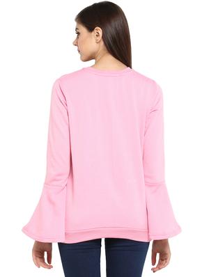 bell sleeved graphic print sweatshirt - 15945689 - Standard Image - 3
