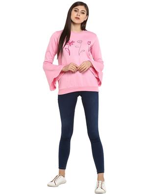 bell sleeved graphic print sweatshirt - 15945689 - Standard Image - 4