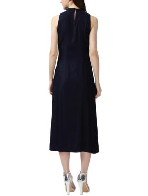 choker neck a-line dress - 15945996 - Standard Image - 3