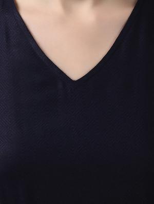 choker neck a-line dress - 15945996 - Standard Image - 4