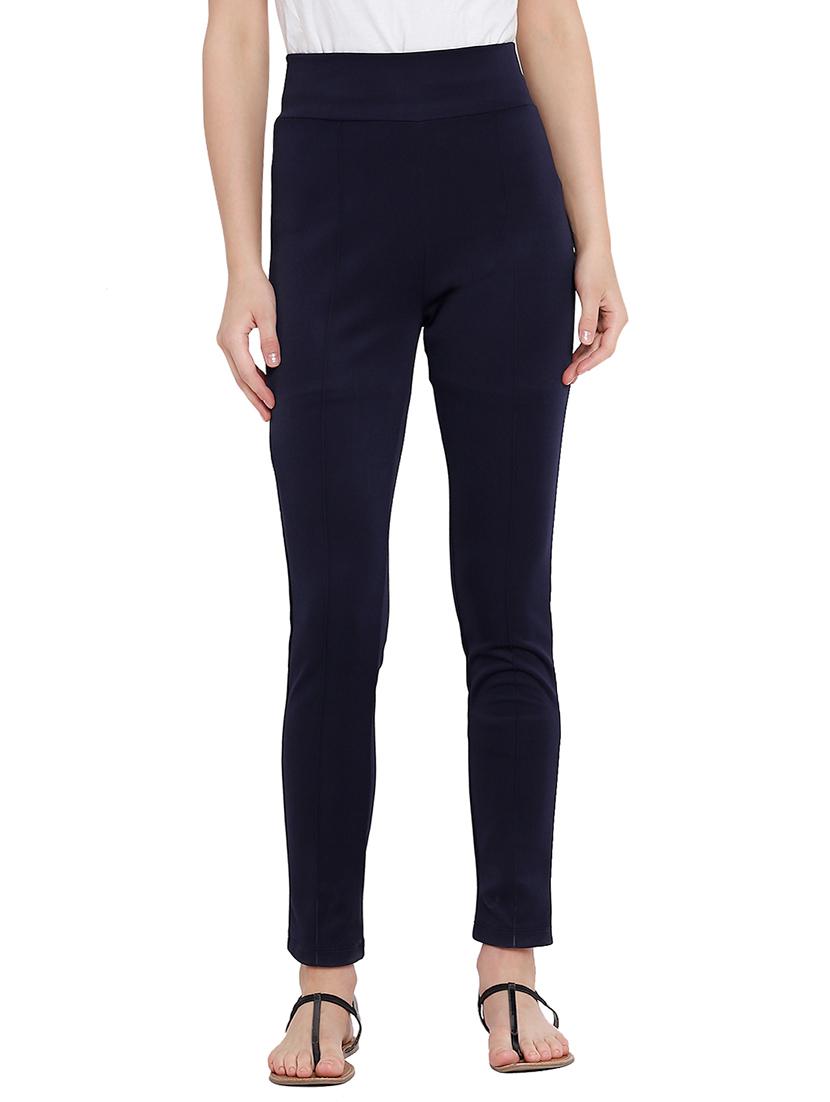 navy blue high rise jegging - 15946005 - Zoom Image - 1