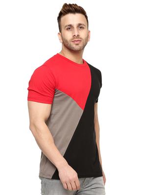 multicolor color block tshirt - 15946010 - Standard Image - 2