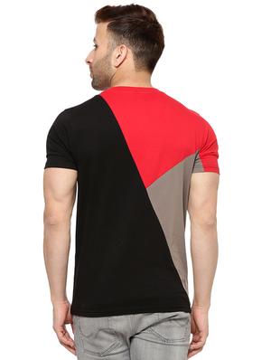 multicolor color block tshirt - 15946010 - Standard Image - 3