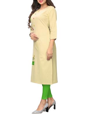 embroidered straight kurta - 15946188 - Standard Image - 2