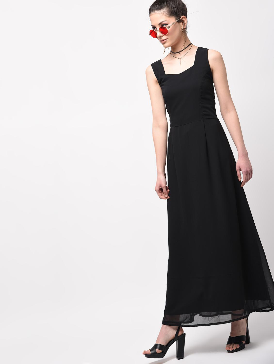 pleat detail maxi dress - 15946338 - Zoom Image - 3
