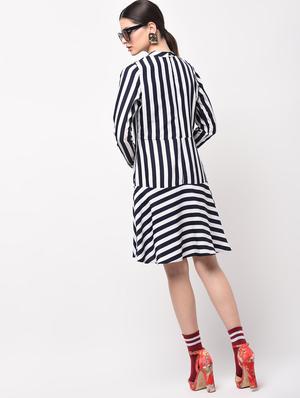 ruffled hem a-line dress - 15946344 - Standard Image - 4