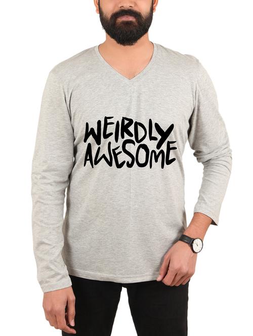 grey typographic tshirt - 15946539 - Very Small Image - 1