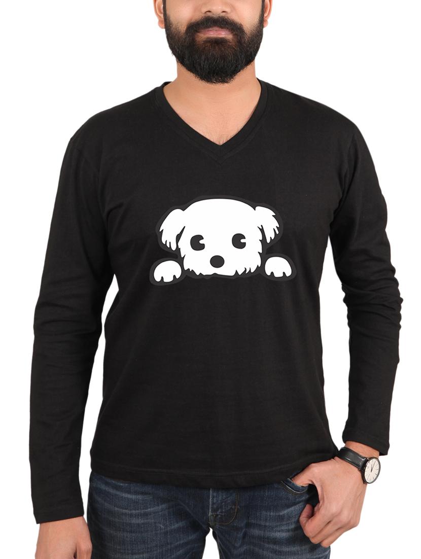 black printed t-shirt - 15946545 - Zoom Image - 1