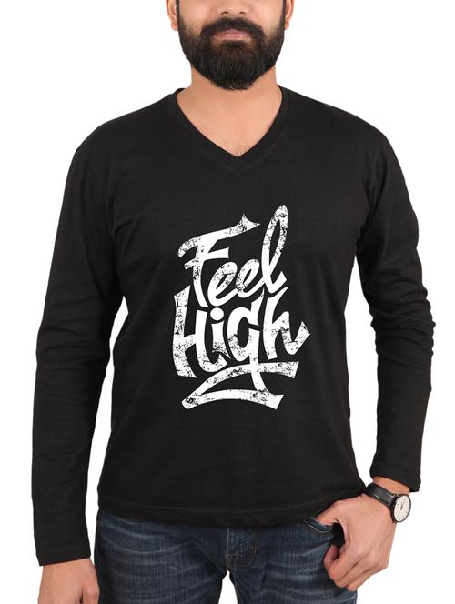 black typographic t-shirt - 15946548 - Standard Image - 1