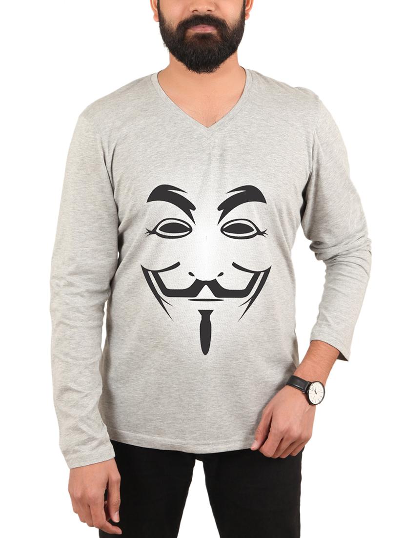 grey printed t-shirt - 15946557 - Zoom Image - 1