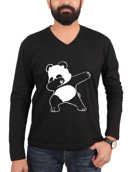 black printed t-shirt - 15946559 - Standard Image - 1