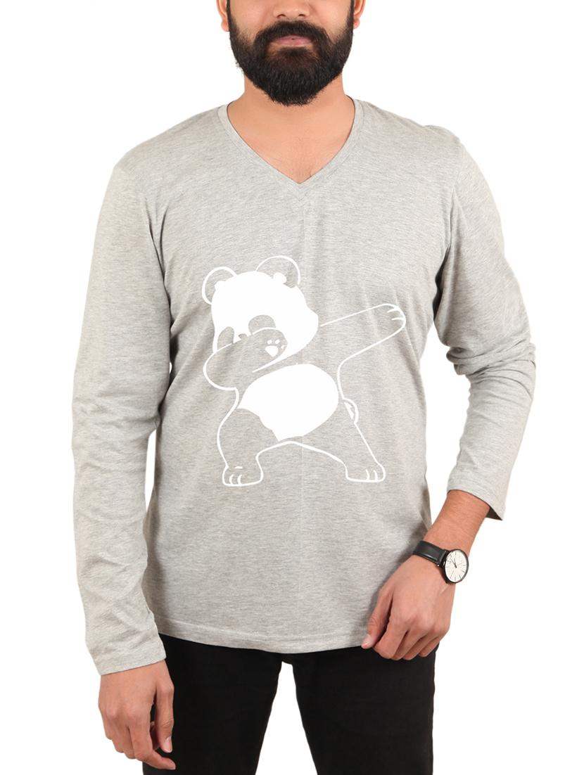grey printed t-shirt - 15946560 - Zoom Image - 1