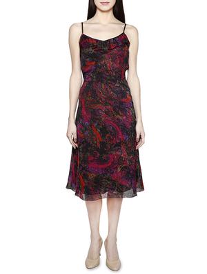 ruffle detail a-line dress - 15946574 - Standard Image - 4