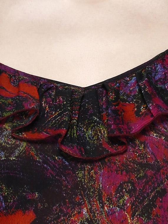 ruffle detail a-line dress - 15946574 - Zoom Image - 5