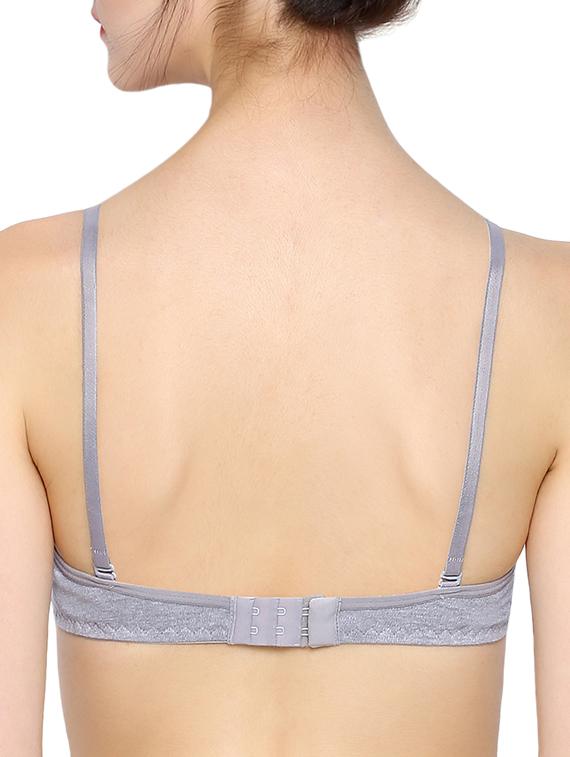 lightly padded bow patch bra - 15946665 - Zoom Image - 2
