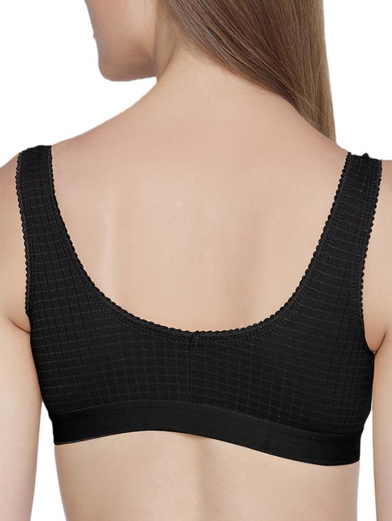 floral patch sports bra - 15946669 - Zoom Image - 2