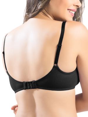 bow patch solid bra - 15946675 - Standard Image - 2