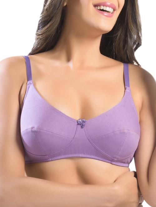 purple bow patch bra - 15946677 - Standard Image - 1