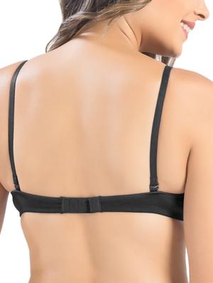 bow patch solid bra - 15946704 - Standard Image - 2