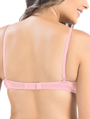 bow patch solid bra - 15946708 - Standard Image - 2