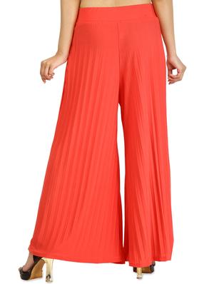 accordion pleated flared palazzo - 15946858 - Standard Image - 3