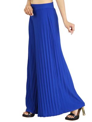 accordion pleated flared palazzo - 15946860 - Standard Image - 2
