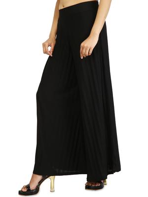 accordion pleated flared palazzo - 15946863 - Standard Image - 2
