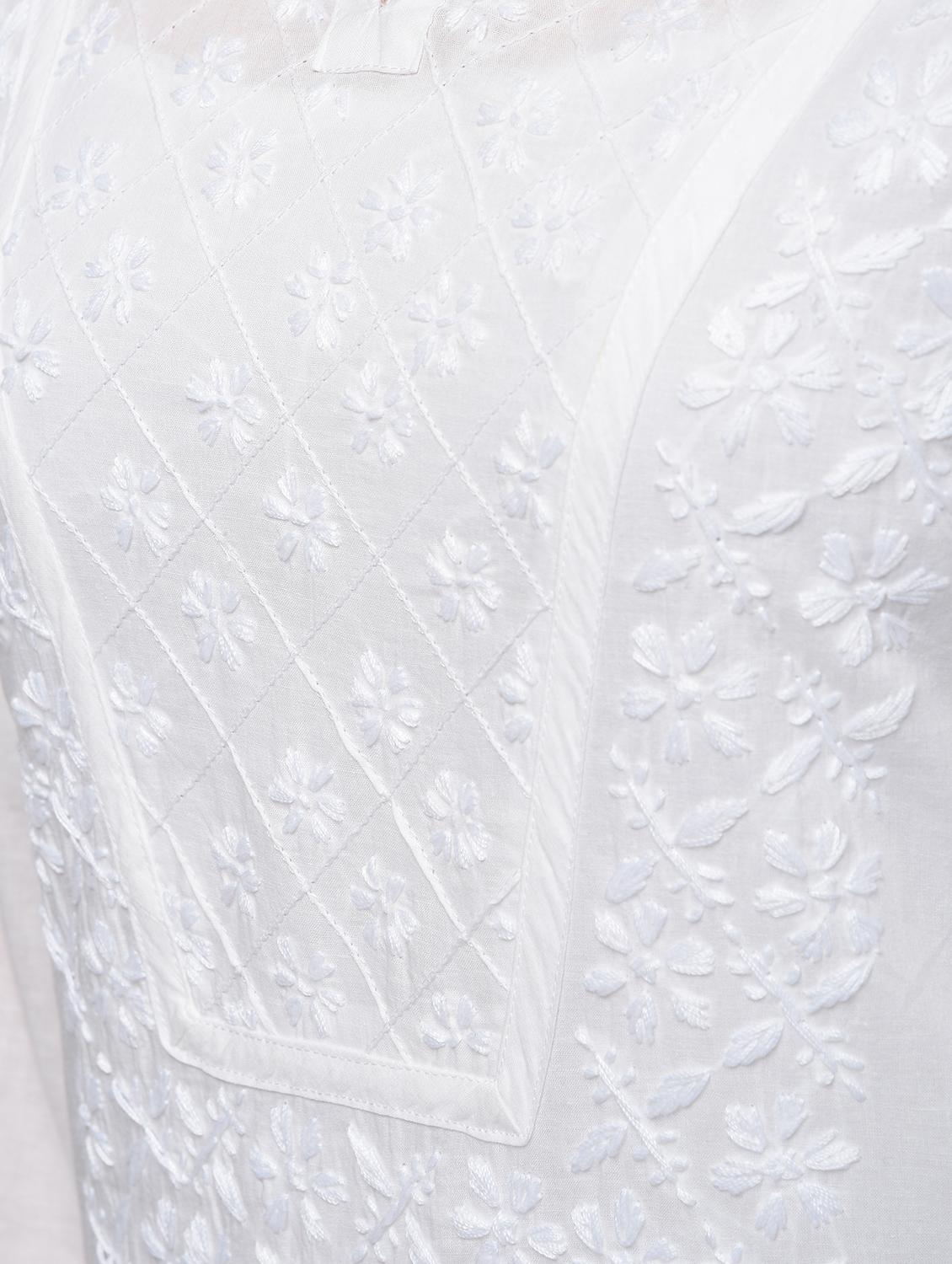 chikankari straight kurta - 15946893 - Zoom Image - 5