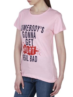 slogan print short sleeved tee - 15947092 - Standard Image - 2