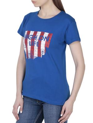 round neck graphic print tee - 15947094 - Standard Image - 2