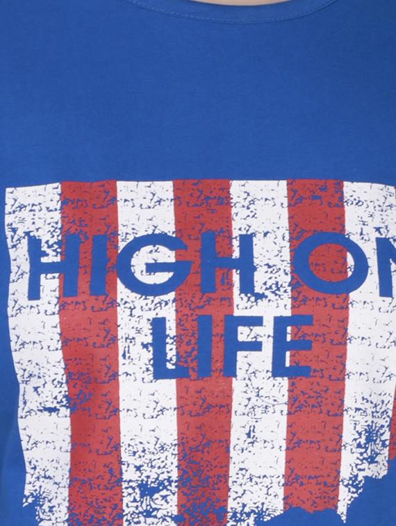 round neck graphic print tee - 15947094 - Zoom Image - 4
