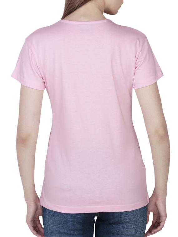 letter print round neck tee - 15947107 - Zoom Image - 3