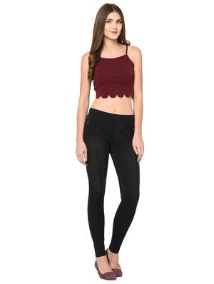 zipper detail high rise jegging - 15947343 - Standard Image - 4