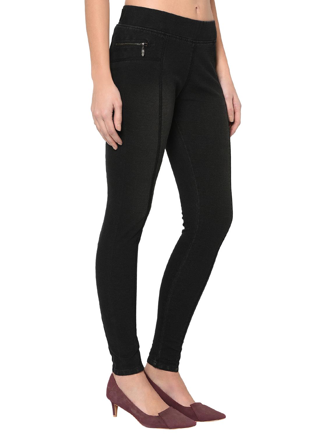zipper detail high rise jegging - 15947343 - Zoom Image - 2